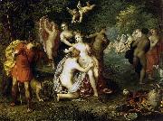 Hendrick van balen Diana Turns Actaeon into a Stag oil painting reproduction